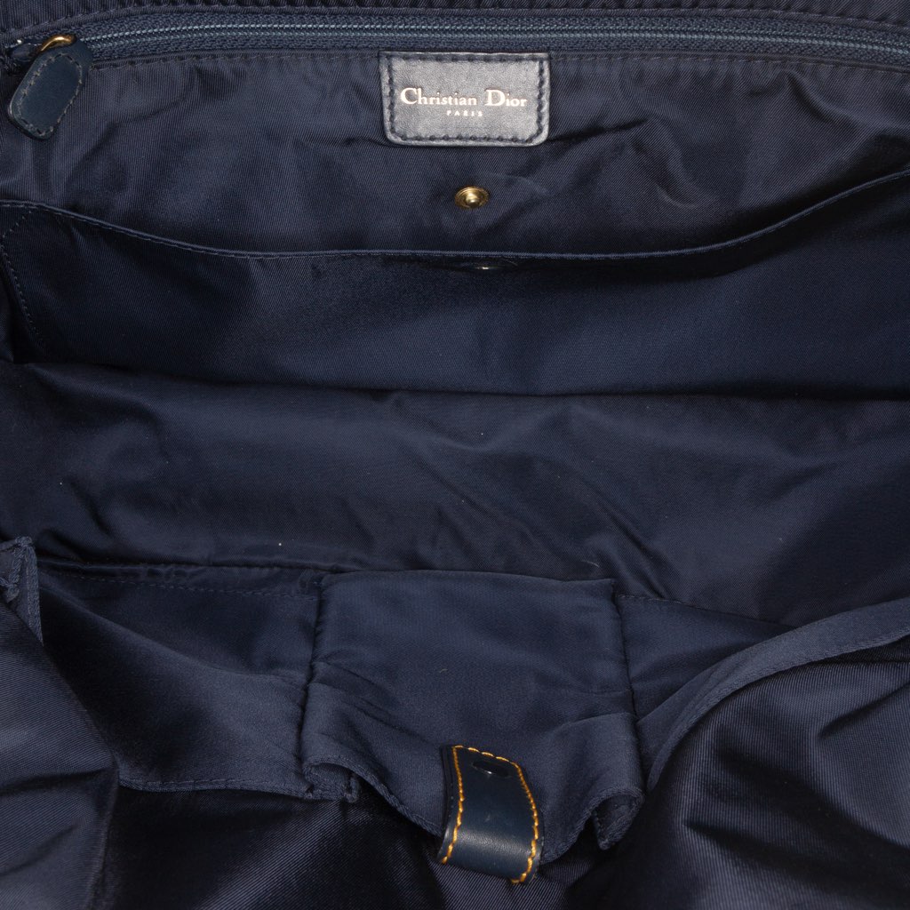 Dior Diorissimo Trotter Canvas Double Saddle Bowler Bag - 4