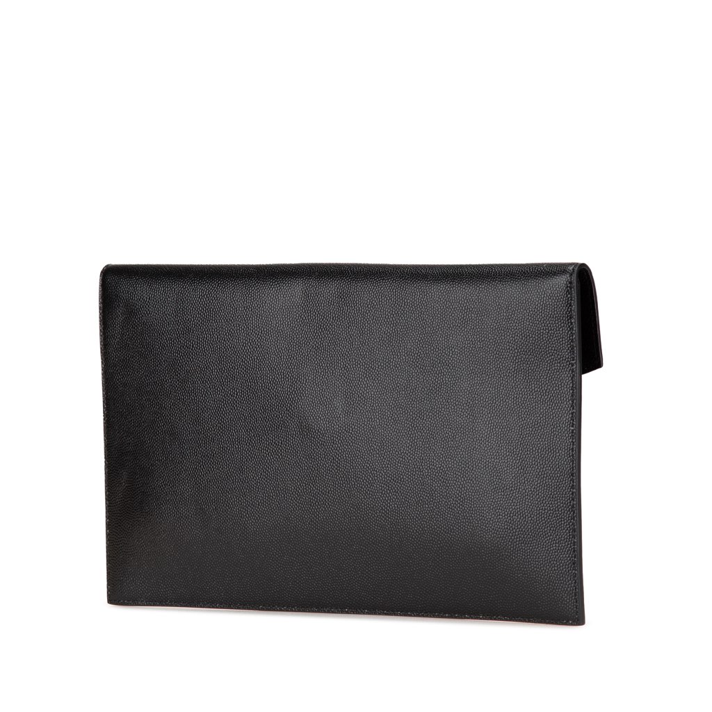 Saint Laurent Grain de Poudre Uptown Pouch - 2