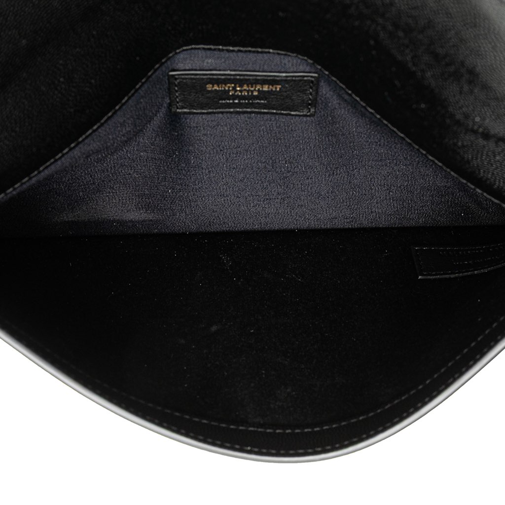 Saint Laurent Grain de Poudre Uptown Pouch - 4