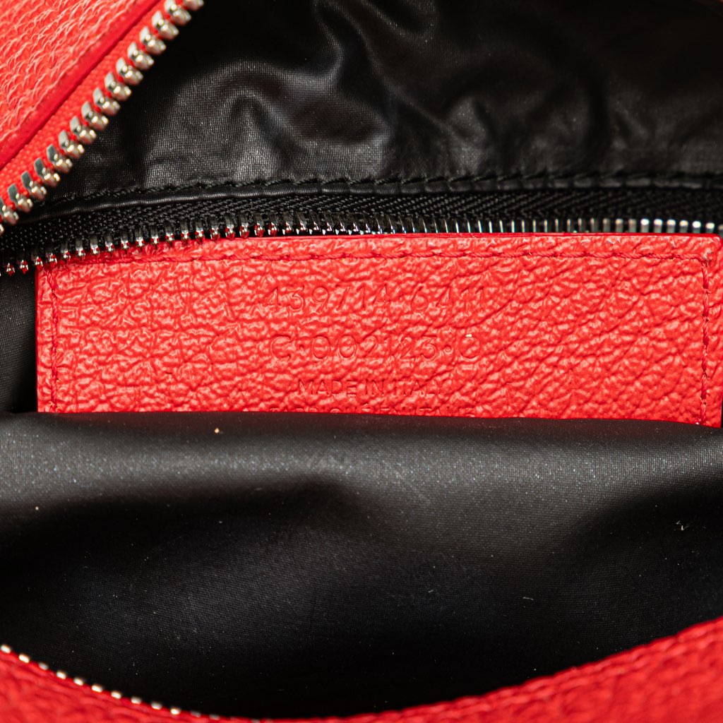 Balenciaga Leather Motocross Classic Toiletry Pouch - Detail 1
