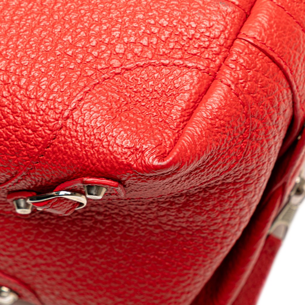 Balenciaga Leather Motocross Classic Toiletry Pouch - Image 12