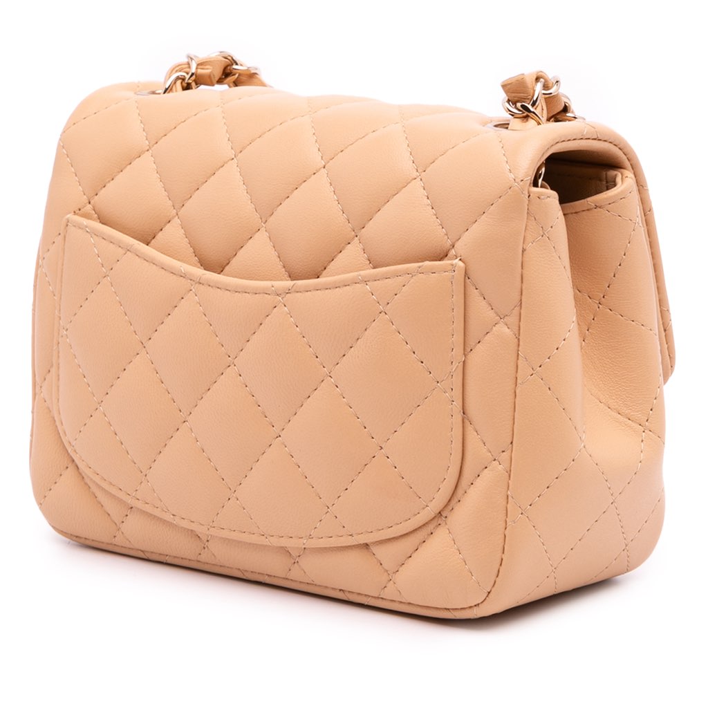 Chanel Mini Square Classic Lambskin Single Flap - 2