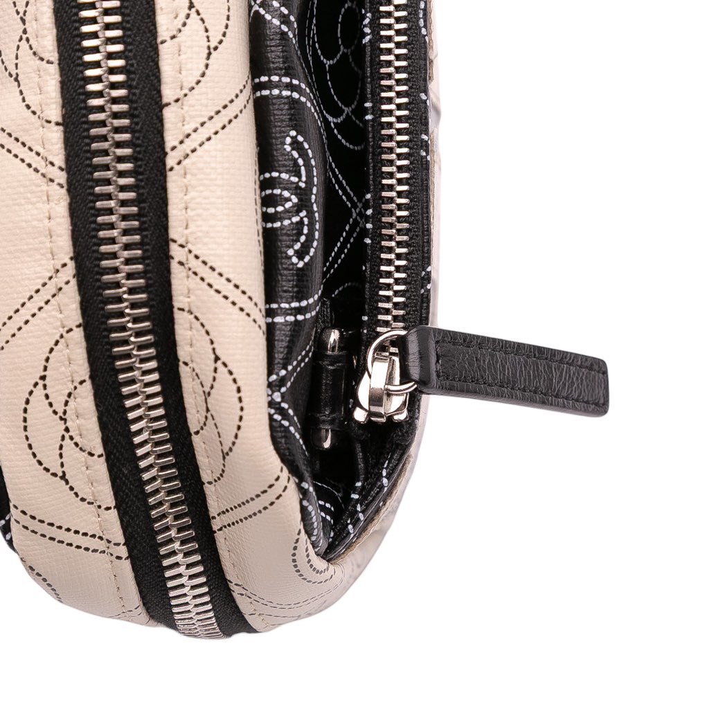 Chanel Coated Canvas Camellia Logo Camera Bag - Image 11