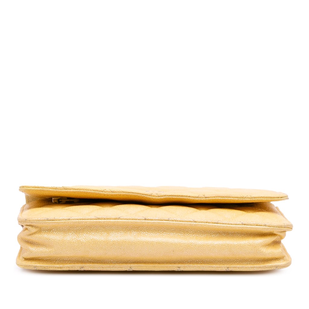 Chanel CC Quilted Caviar Wallet on Chain - 3