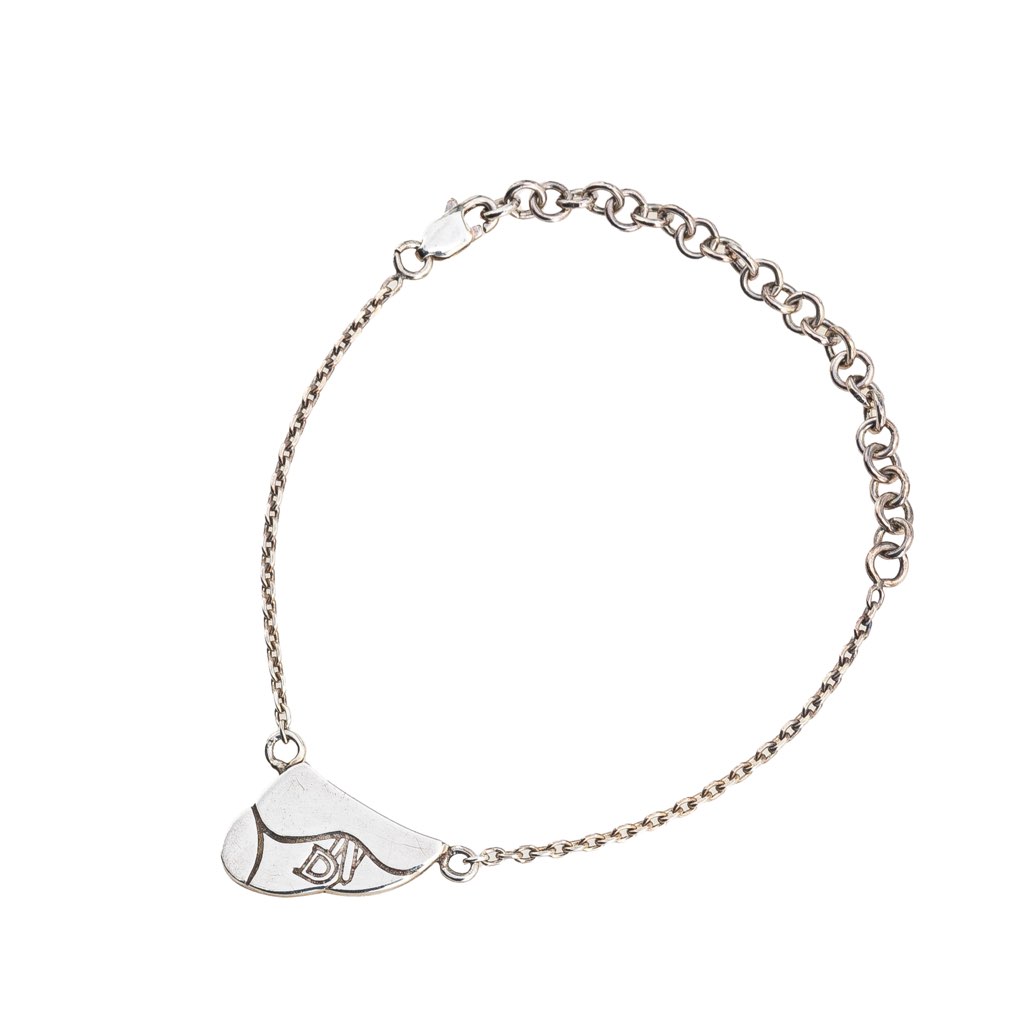 Dior Sterling Silver Saddle Charm Bracelet - 2