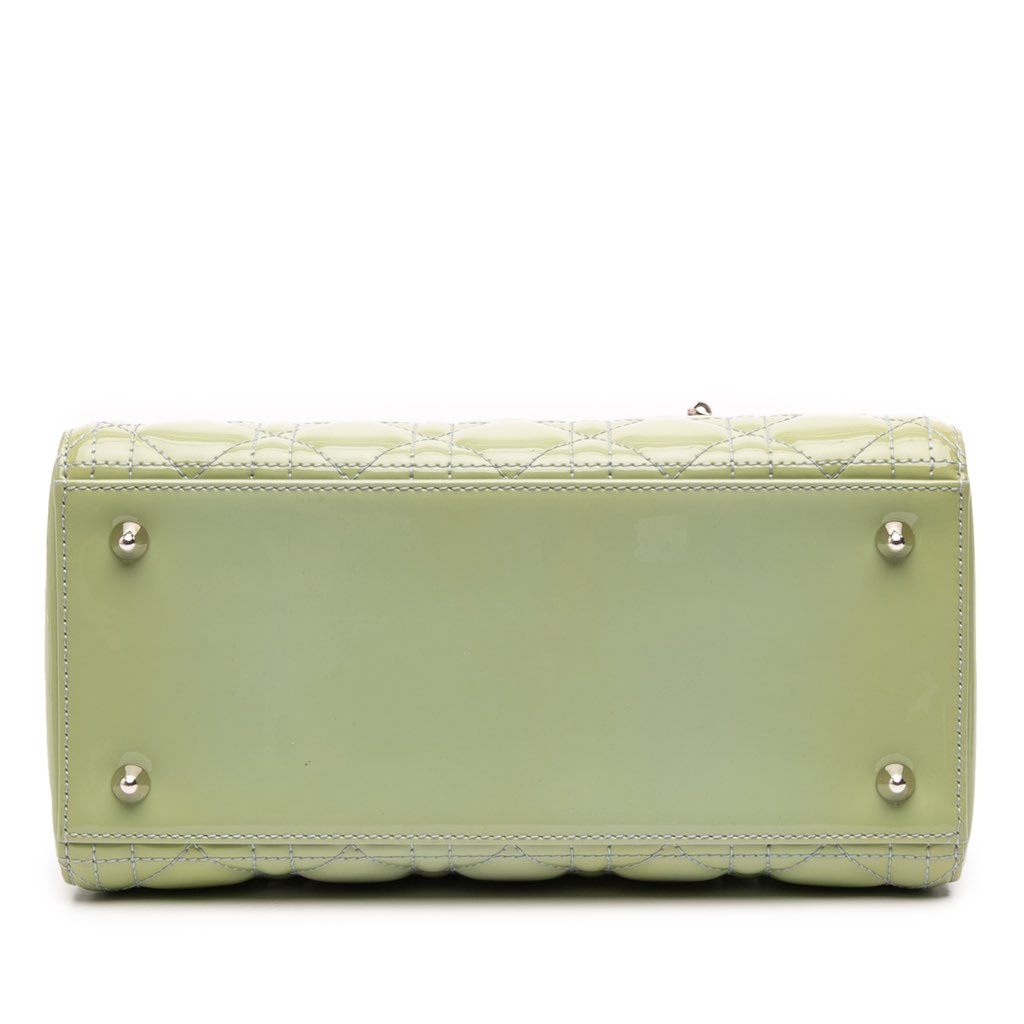 Dior Medium Patent Cannage Lady Dior - 3