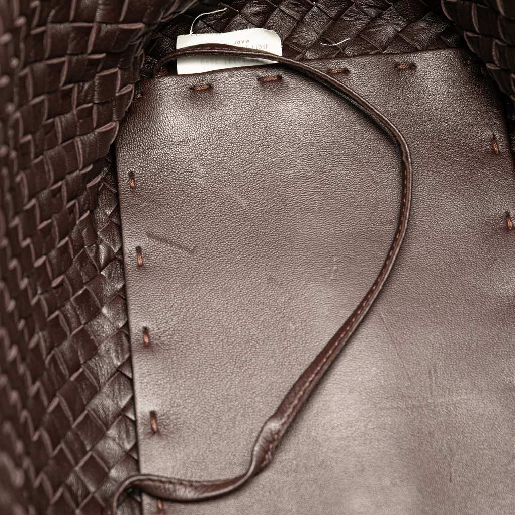 Bottega Veneta Lambskin Intreccio Cabat Tote - Side view