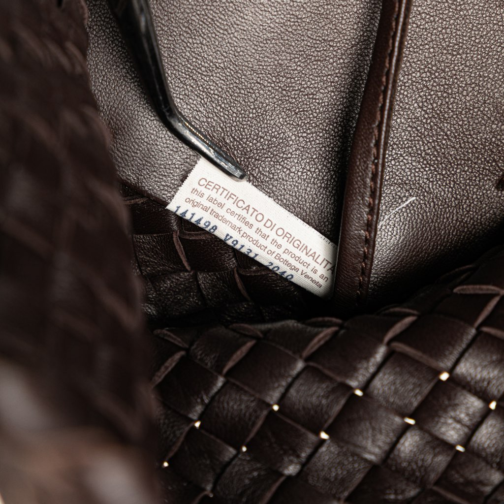 Bottega Veneta Lambskin Intreccio Cabat Tote - Detail 1