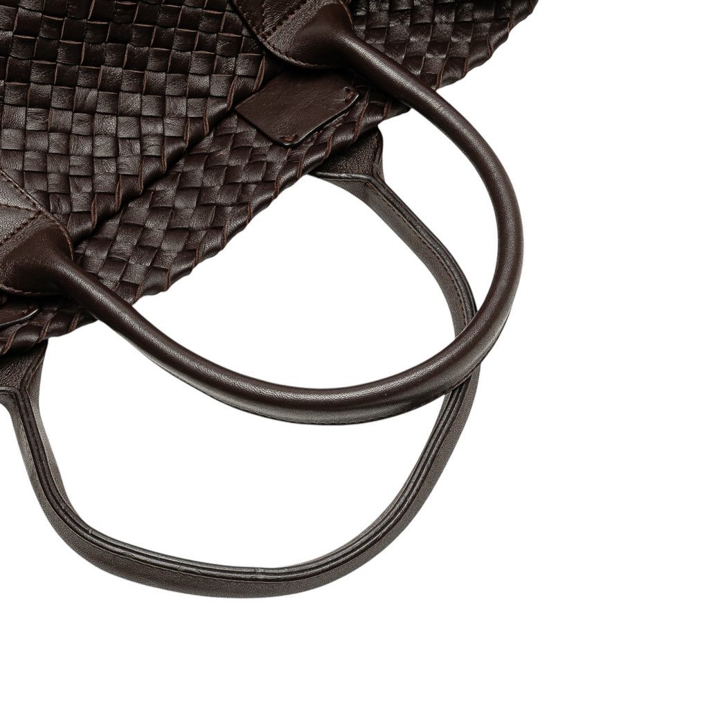 Bottega Veneta Lambskin Intreccio Cabat Tote - Detail 2