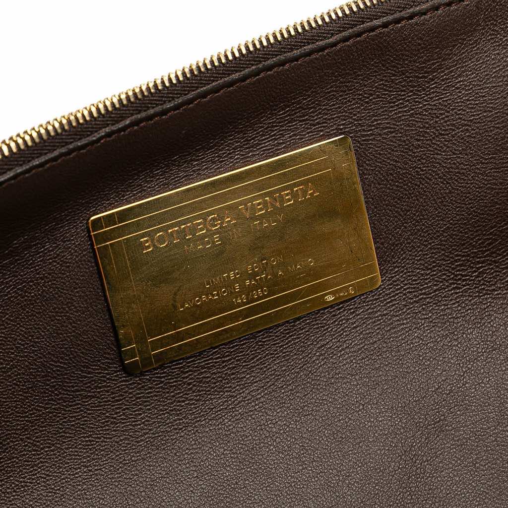 Bottega Veneta Lambskin Intreccio Cabat Tote - Image 10