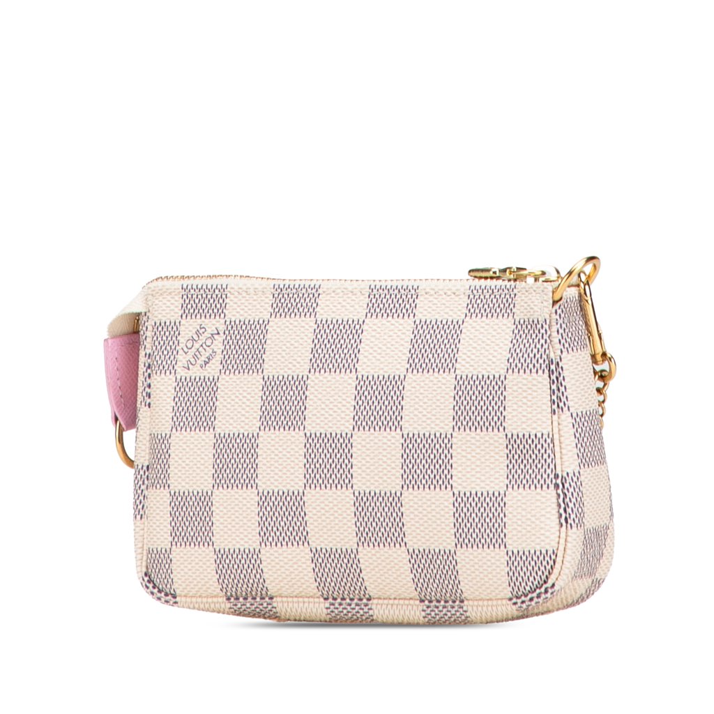 Louis Vuitton Damier Azur Illustre Transatlantic Mini Pochette Accessoires - Back view