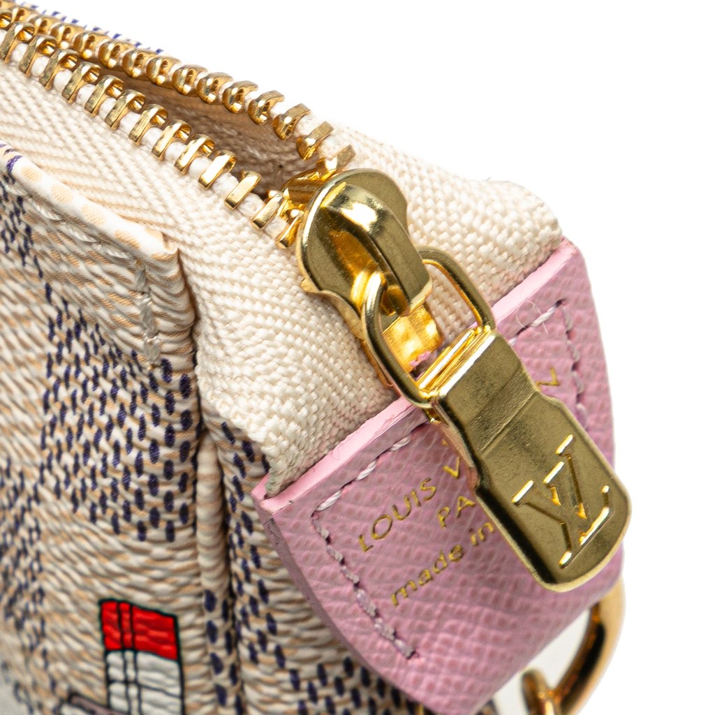 Louis Vuitton Damier Azur Illustre Transatlantic Mini Pochette Accessoires - Detail 2