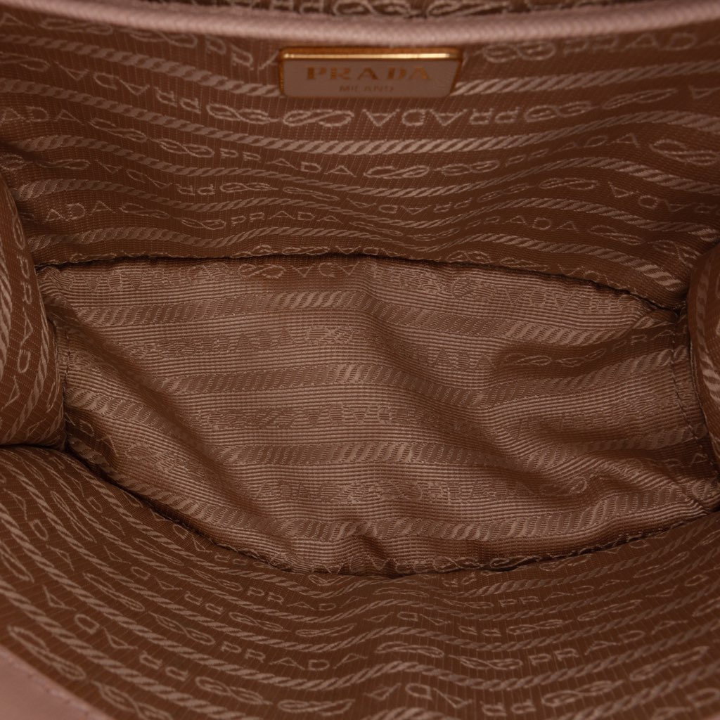 Prada Saffiano Lux Chain Crossbody - 4