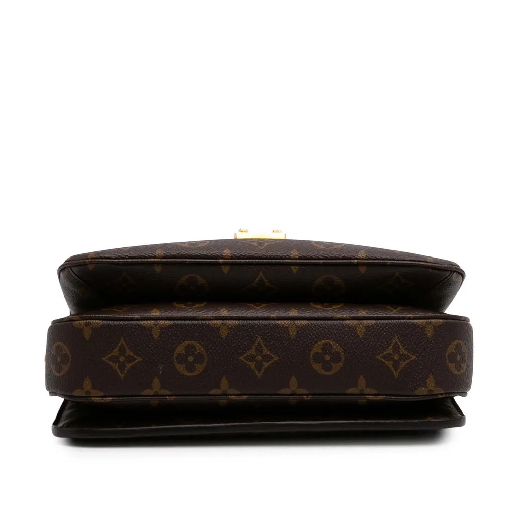 Louis Vuitton Monogram Pochette Metis Brown Canvas Good - Inside View