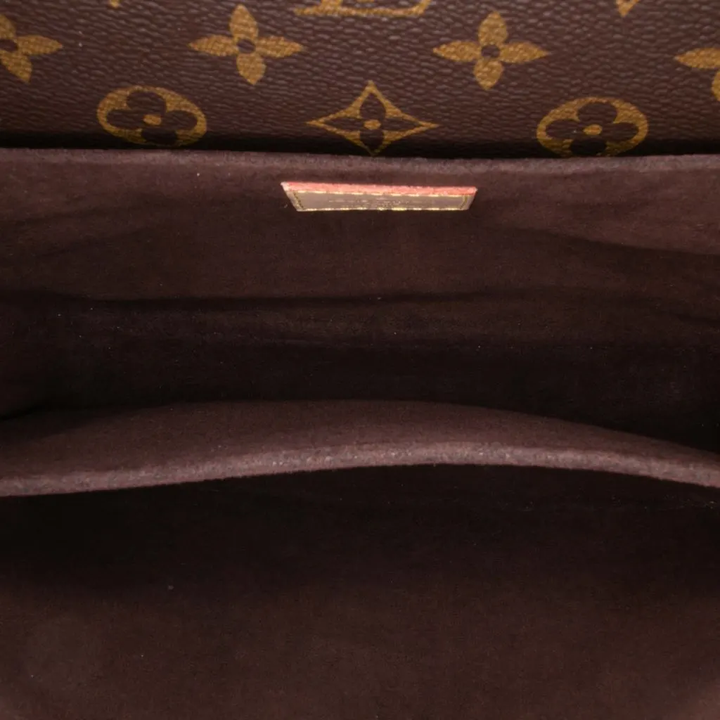 Louis Vuitton Monogram Pochette Metis Brown Canvas Good - Model View