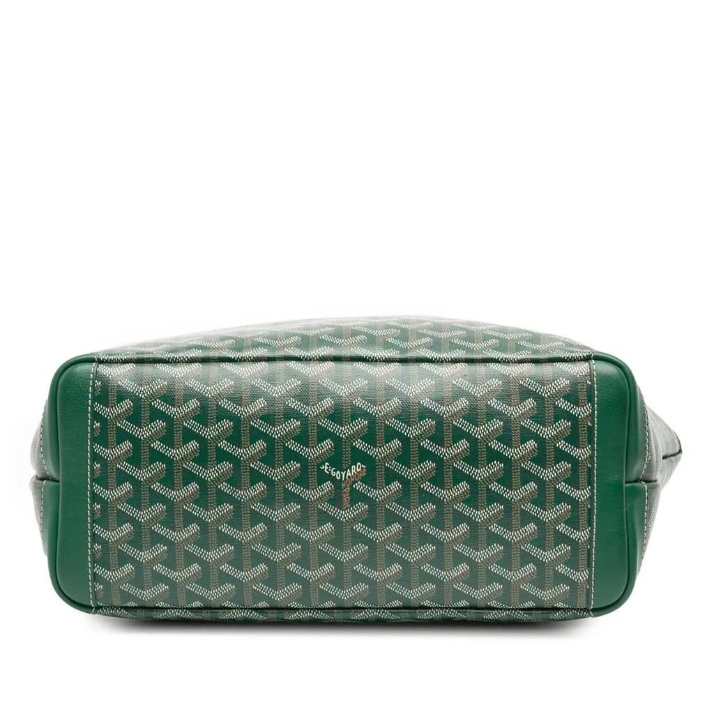 Goyard Goyardine Artois PM Green Canvas Good - Inside View