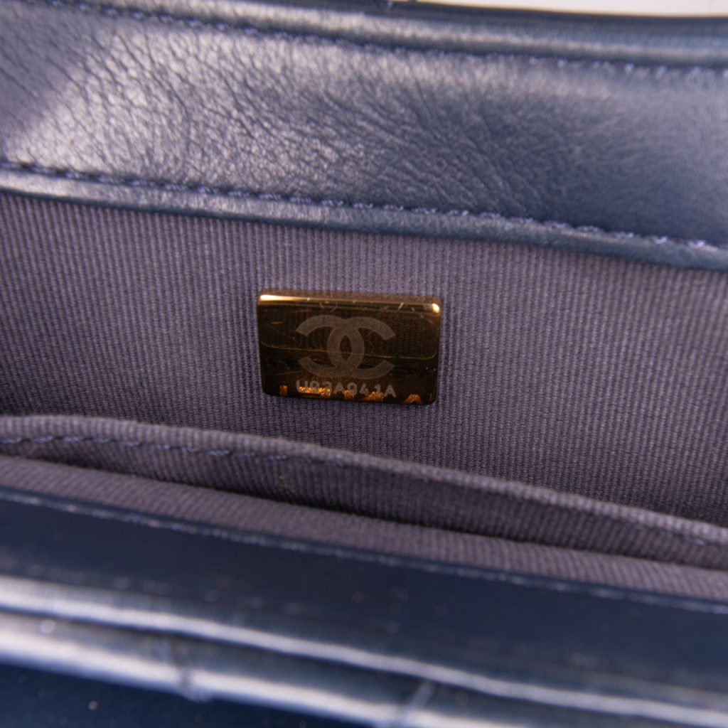 Chanel Mini CC Quilted Calfskin Round Moon Messenger Flap - Detail 1