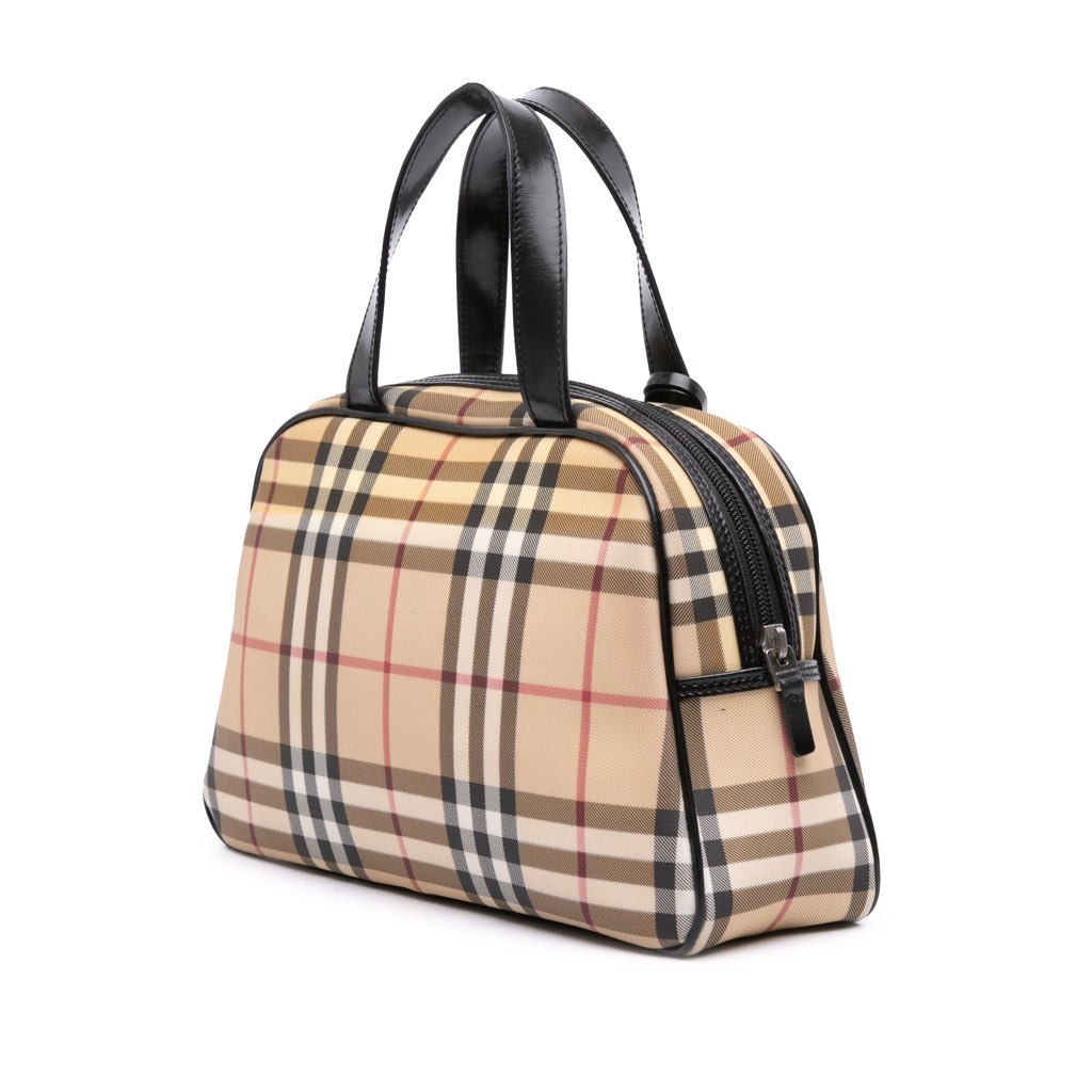 Burberry House Check Canvas Handbag - 2