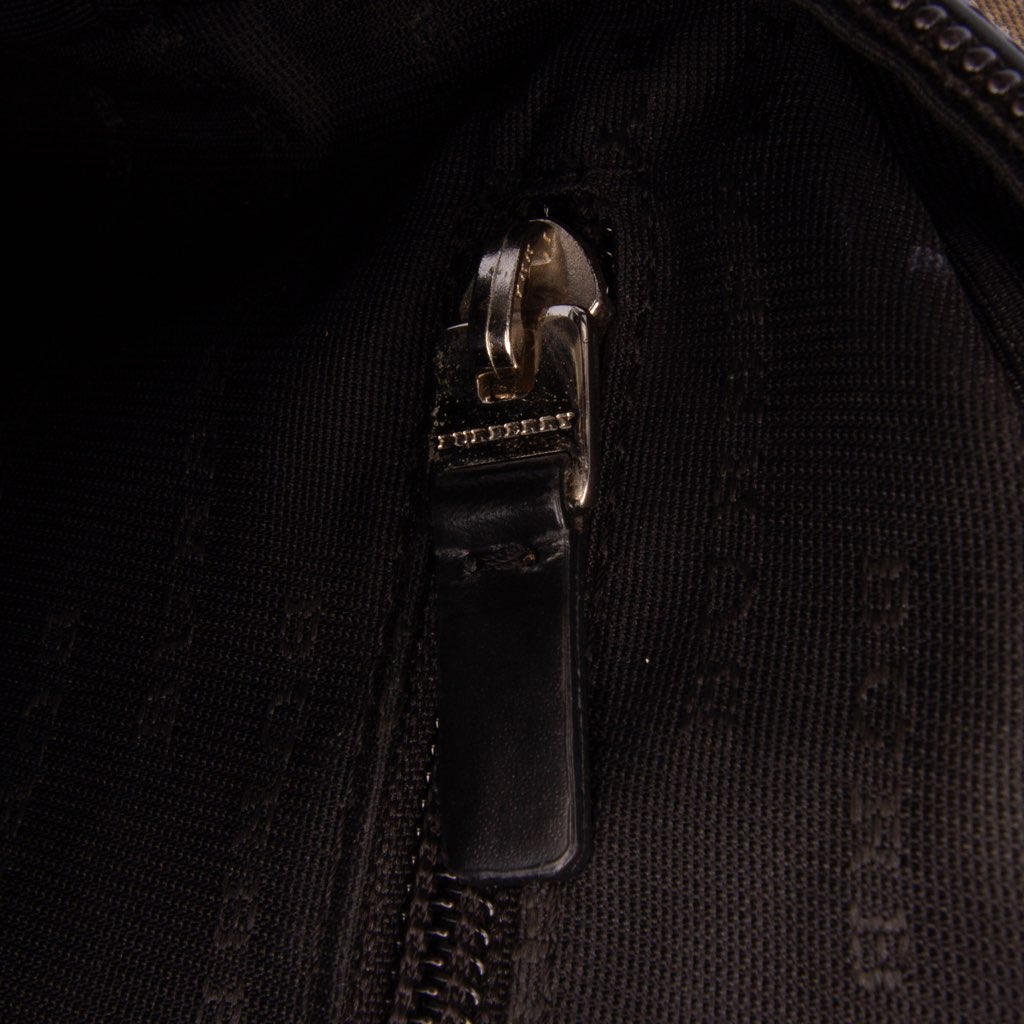 Burberry House Check Canvas Handbag - 5