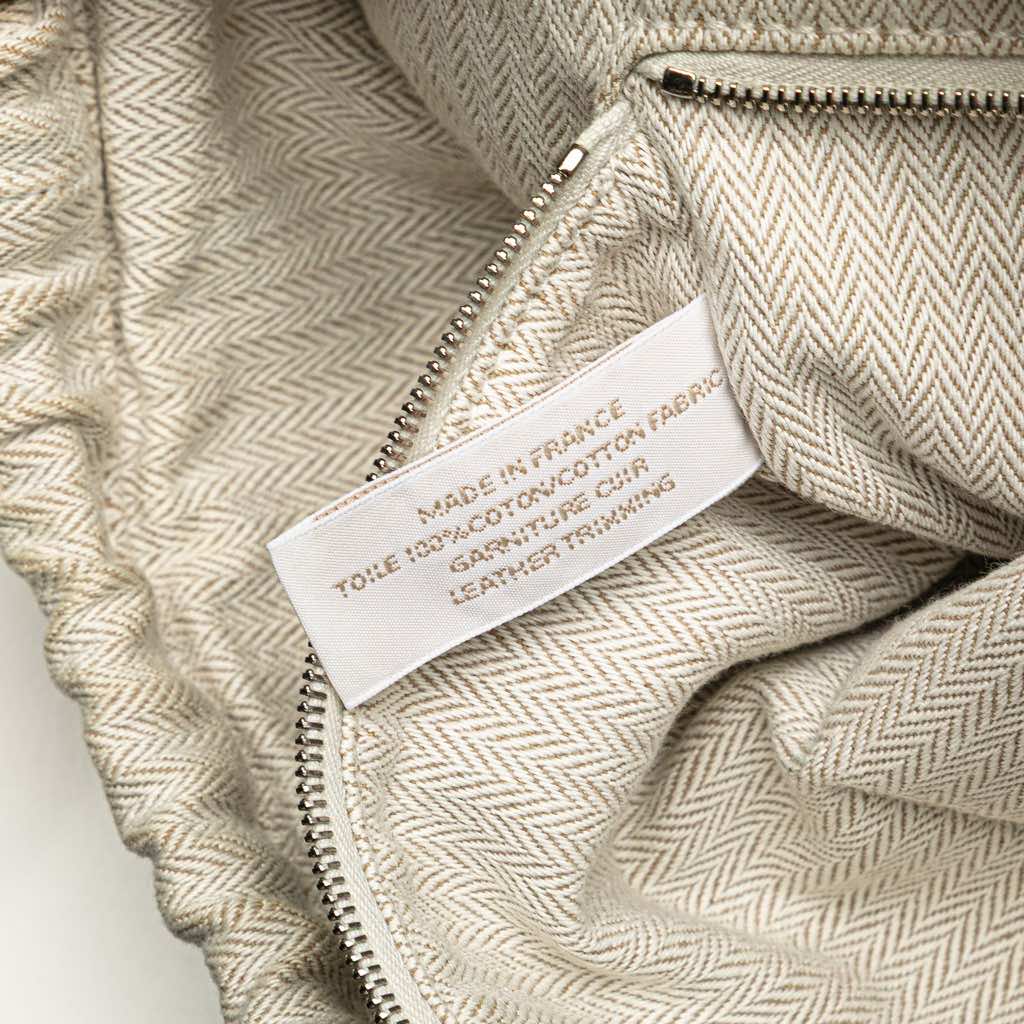 Hermès Canvas and Barenia Fourbi 25 Pouch - Detail 1