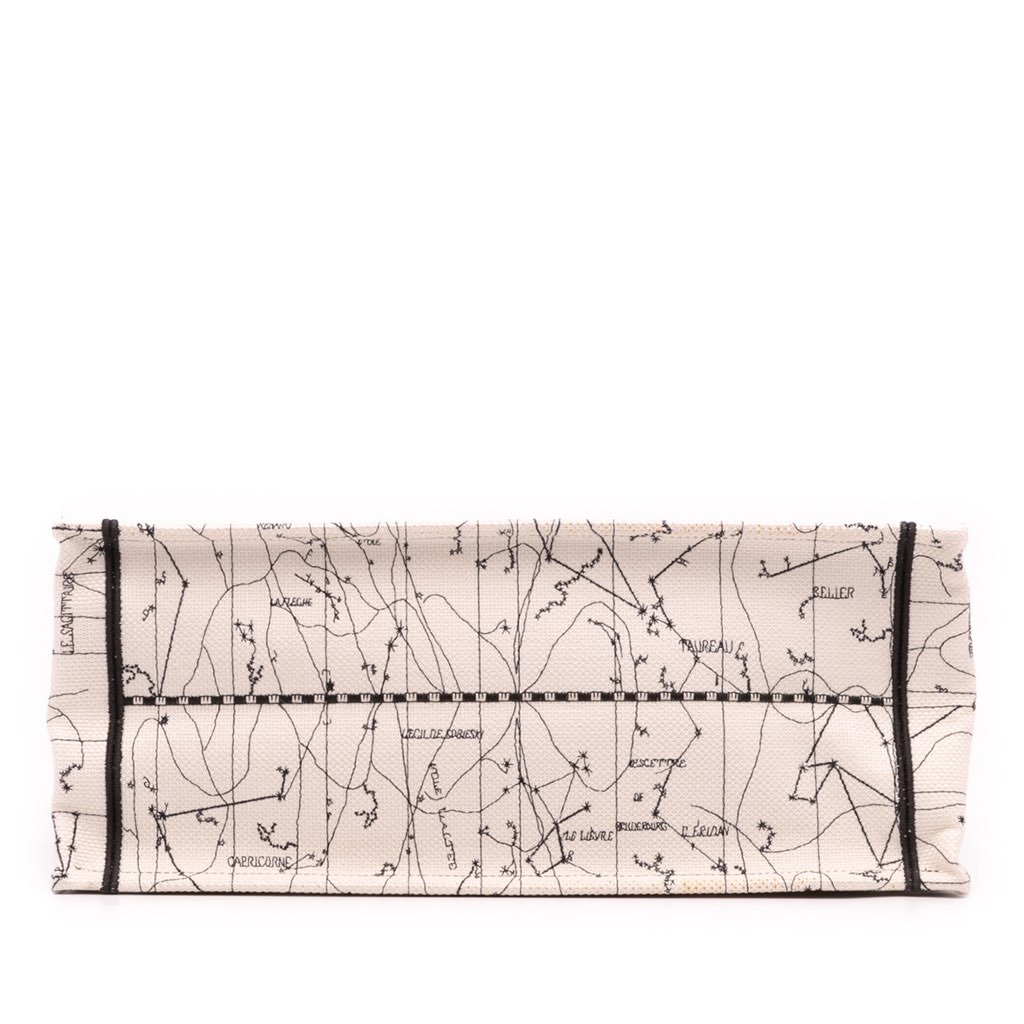 Dior Large Embroidered Canvas Zodiac Book Tote - 3