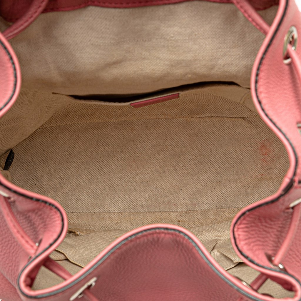 Gucci Leather Bamboo Tassel Backpack - 4