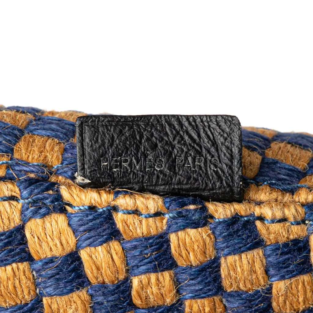 Hermès Linen and Jute Panier Bus Tote GM Brown Polyester Good - Box View