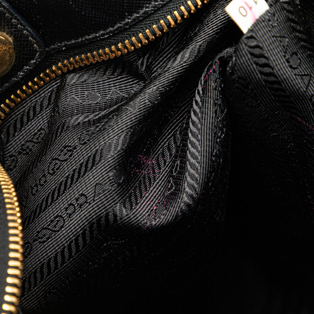 Prada Saffiano Trimmed Tessuto Snap Crossbody - Image 11