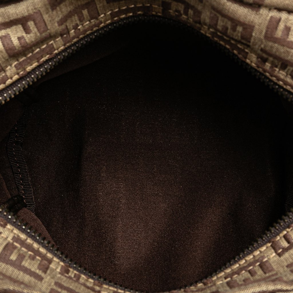 Fendi Zucchino Canvas Handbag - 5