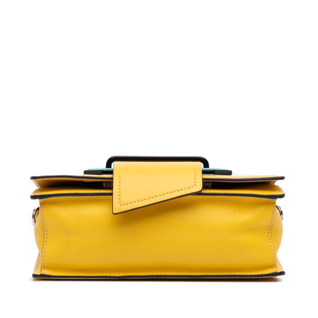 Prada City Calf Plex Ribbon Crossbody - 3