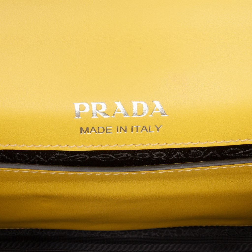 Prada City Calf Plex Ribbon Crossbody - 5