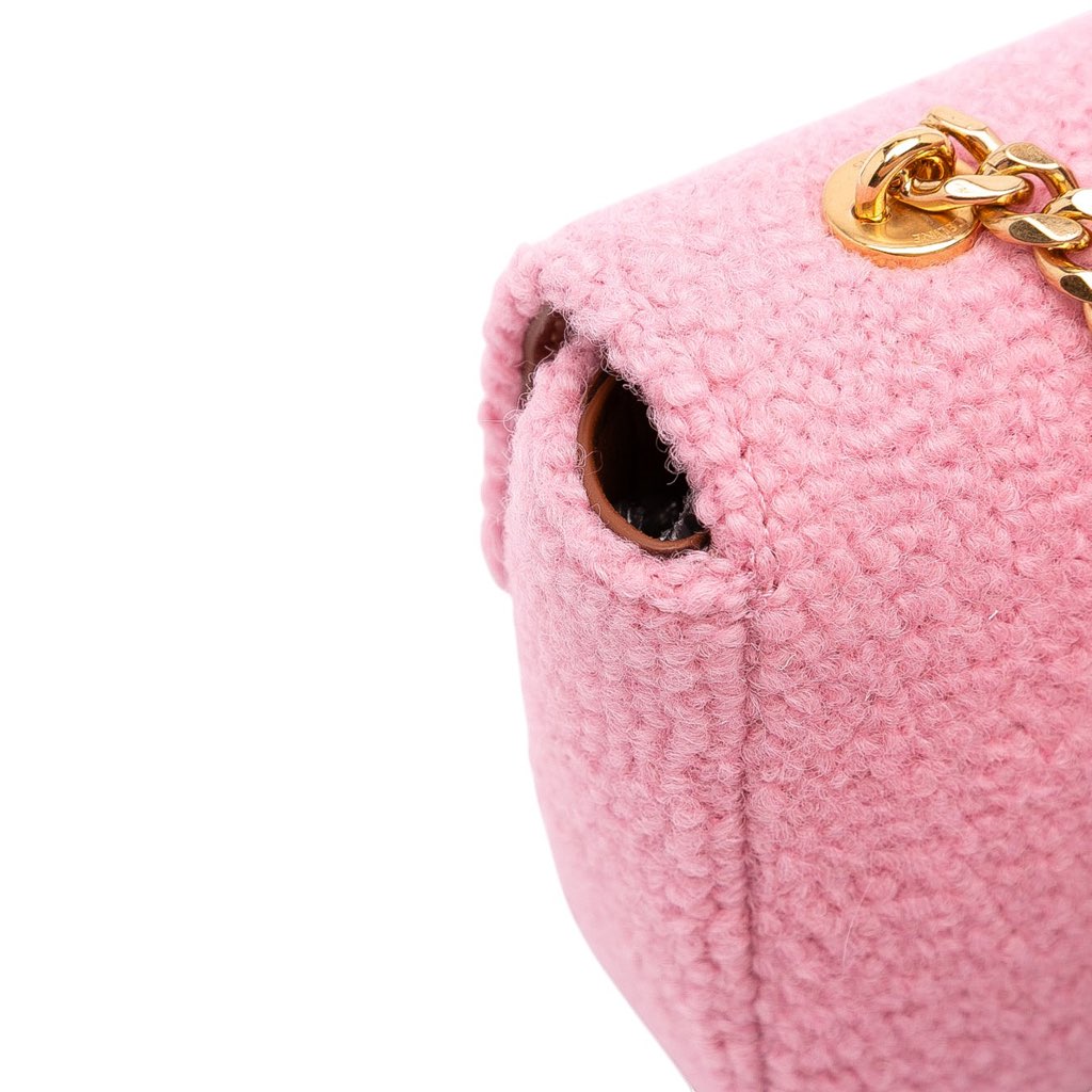 Celine Tweed Claude Chain Shoulder Bag - Image 12