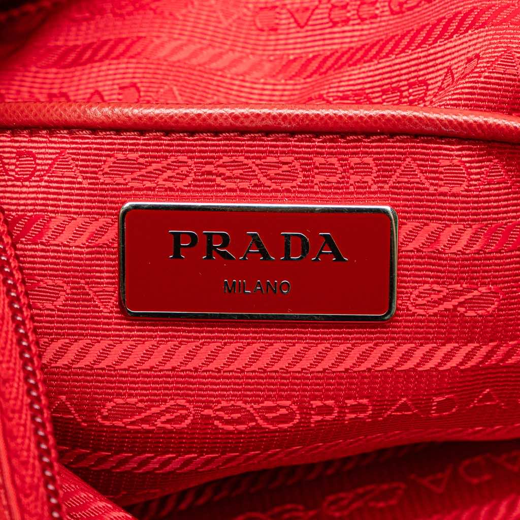 Prada Tessuto Zip Top Crossbody - Side view
