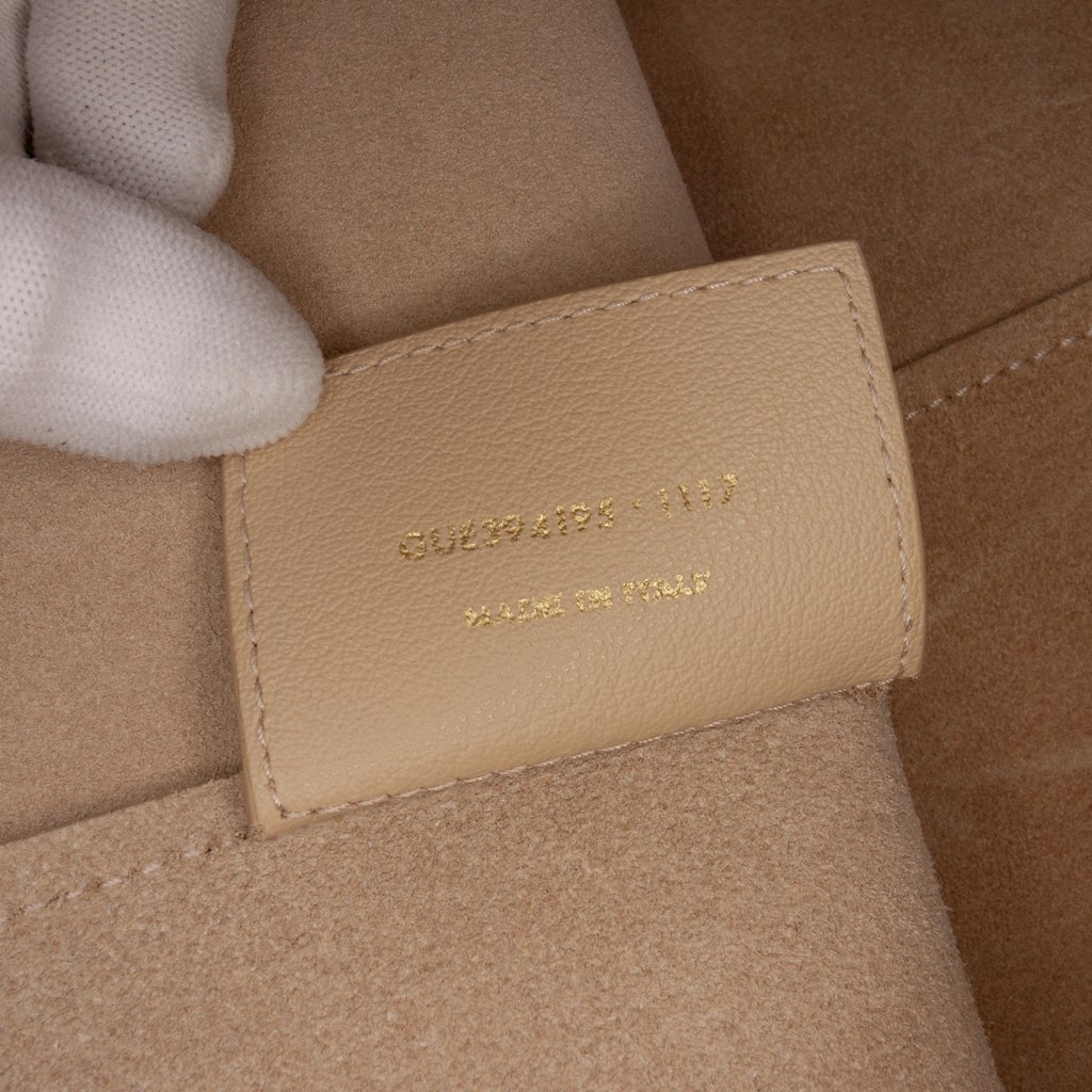 Saint Laurent Large Leather East West Shopping Tote - 5