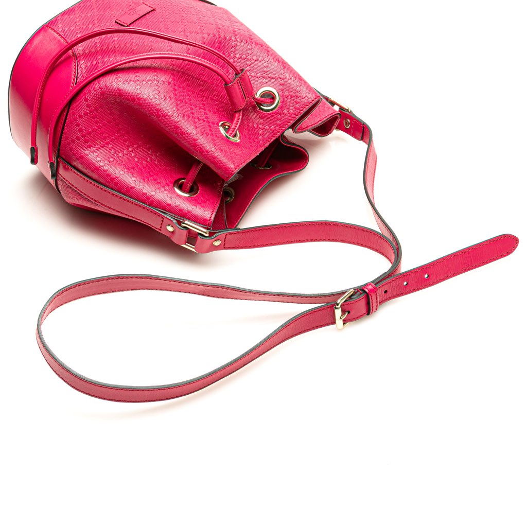 Gucci Diamante Leather Bright Bucket Bag - Image 11