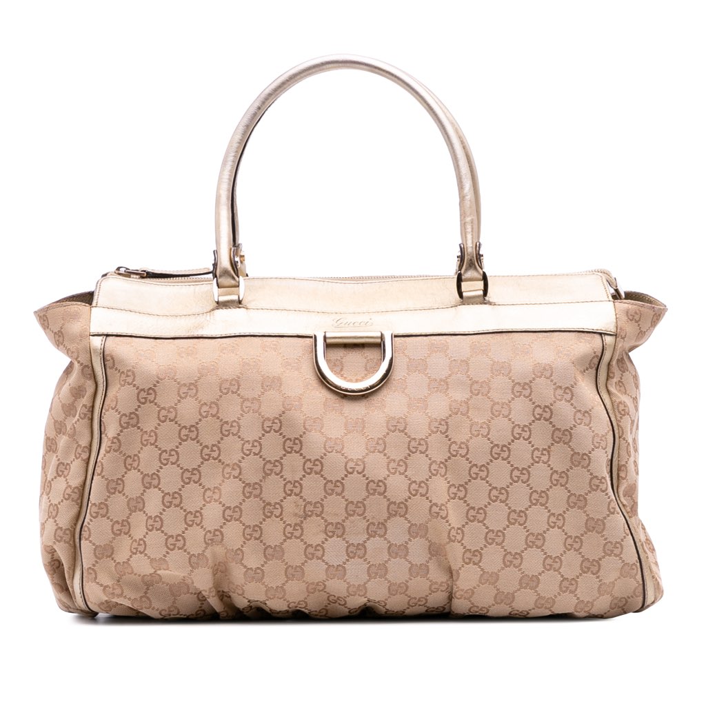 Gucci Large GG Canvas Abbey D Ring Tote