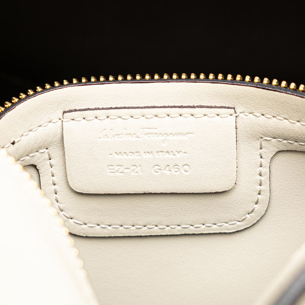 Salvatore Ferragamo Medium Perforated Leather Amy Tote - Detail 1