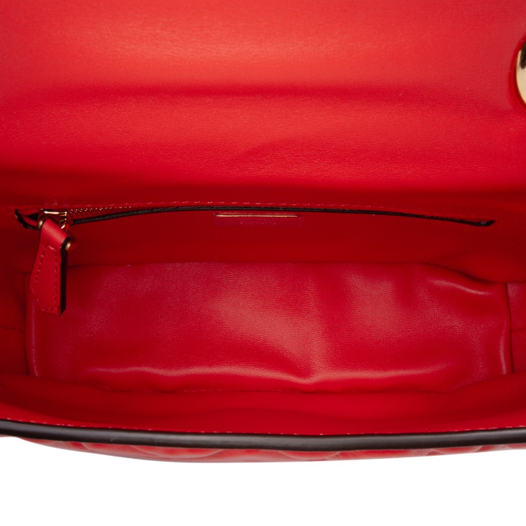 Fendi Zucca Embossed Leather Chain Midi Baguette - 4