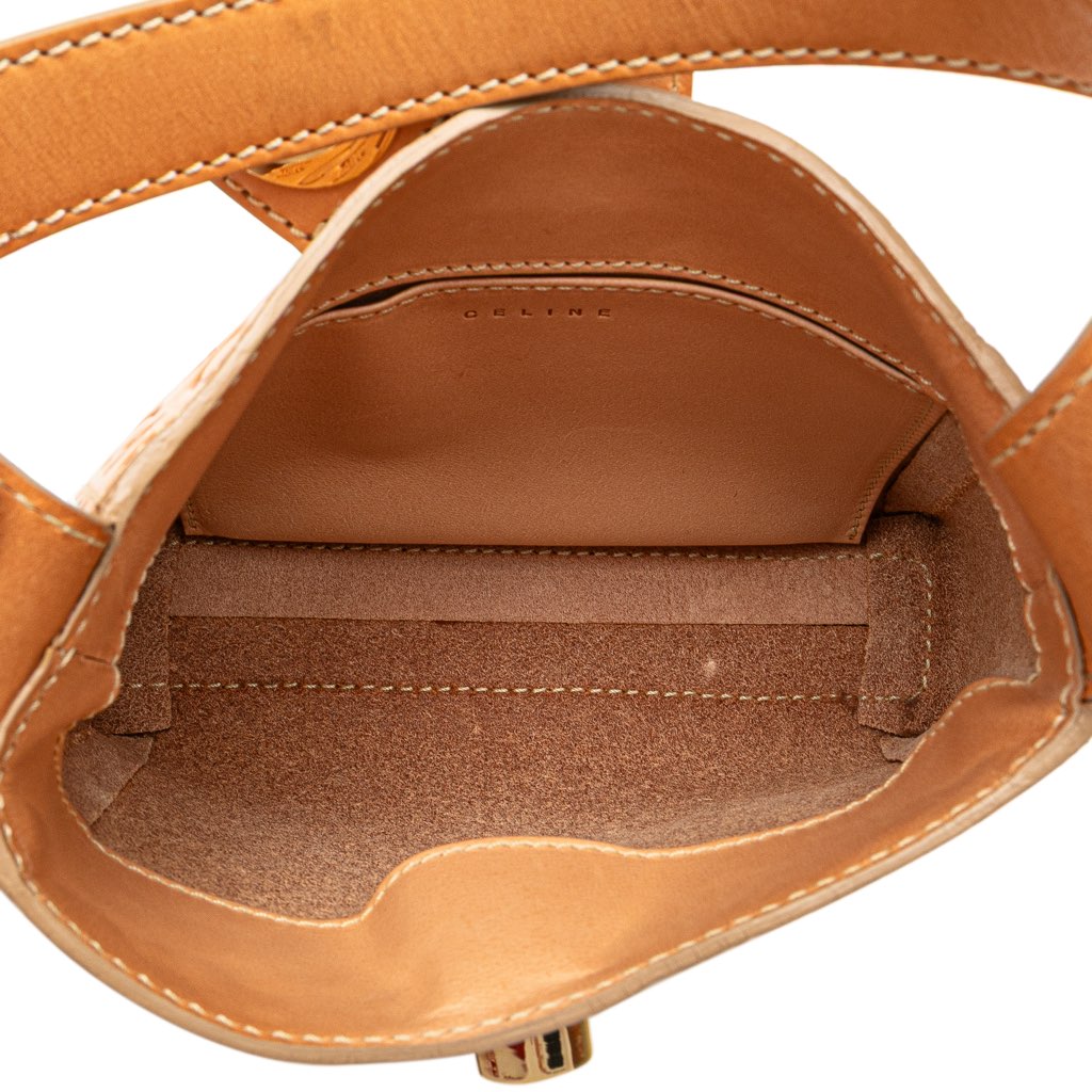 Celine C Macadam Leather Handbag - 4