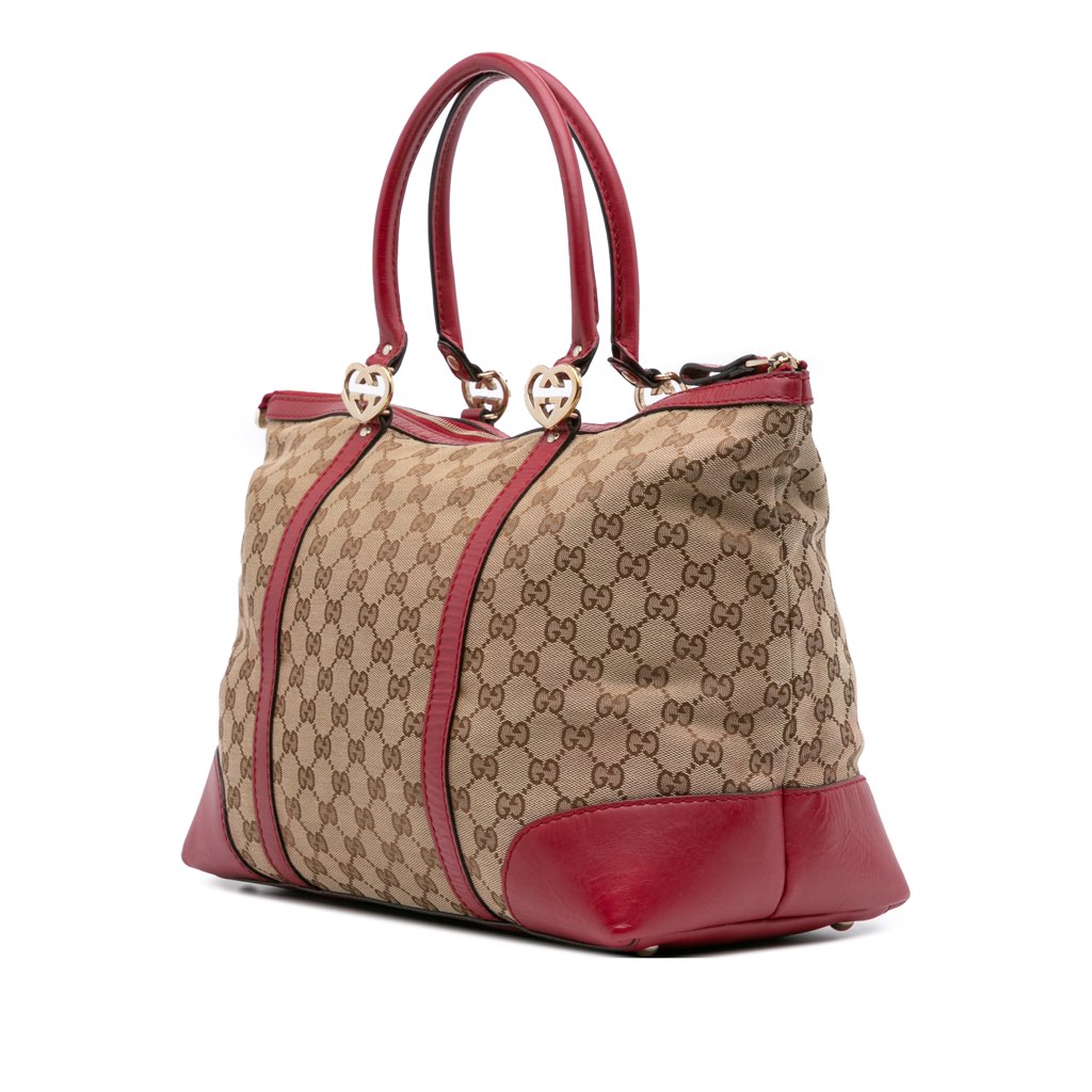Gucci GG Canvas Lovely Tote - Back view