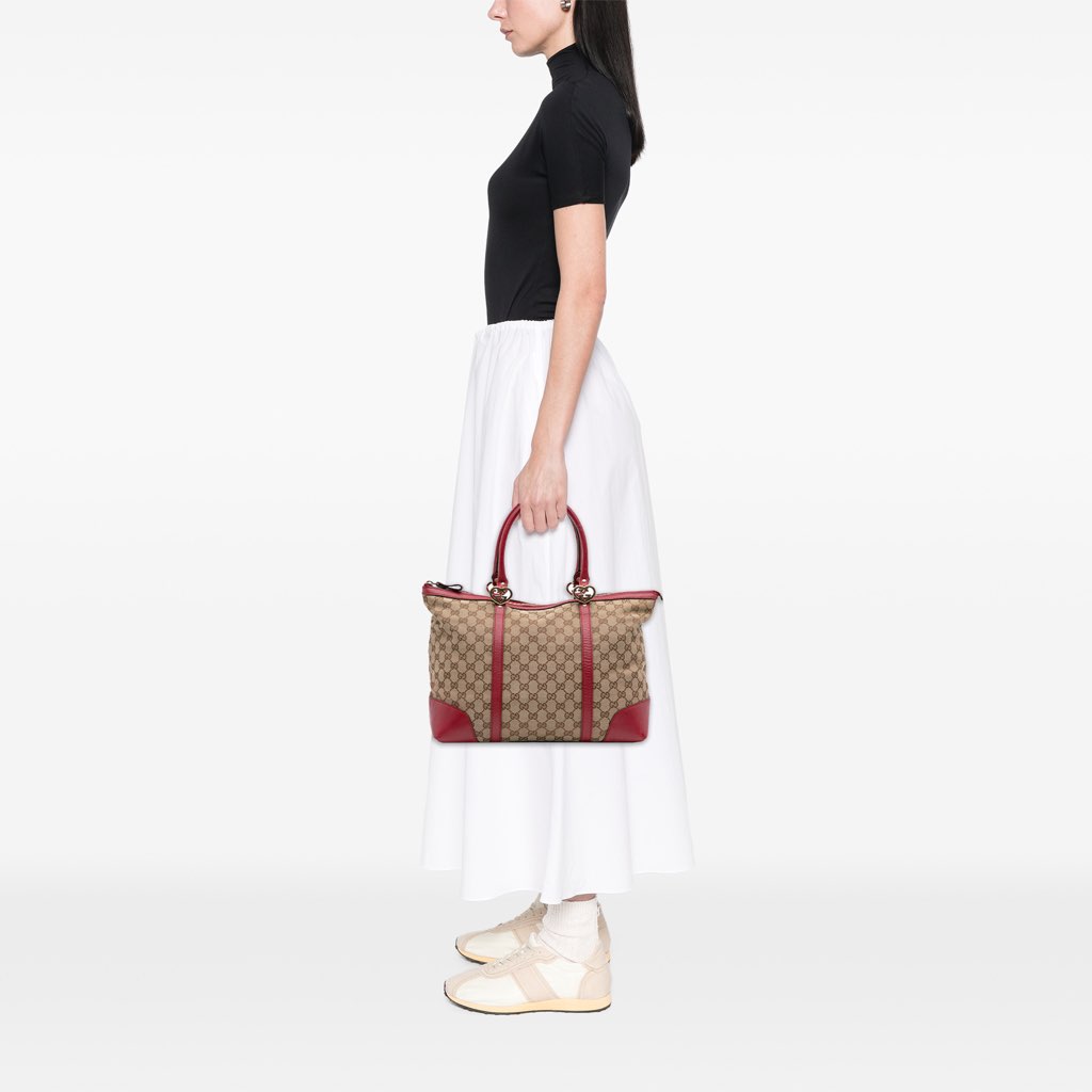 Gucci GG Canvas Lovely Tote - Image 13