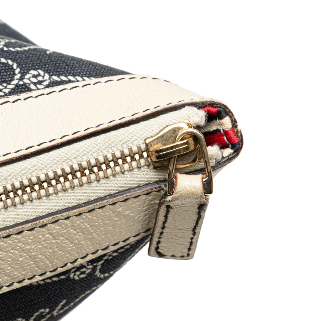 Gucci 85th Anniversary Canvas Logo Abbey D Ring Tote - Detail 2