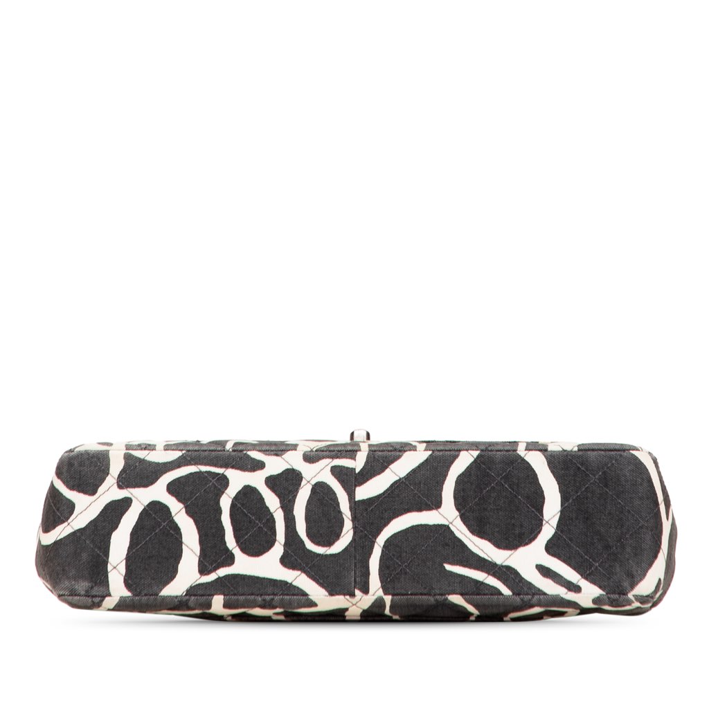Chanel Medium CC Quilted Printed Canvas Single Flap - Image 6