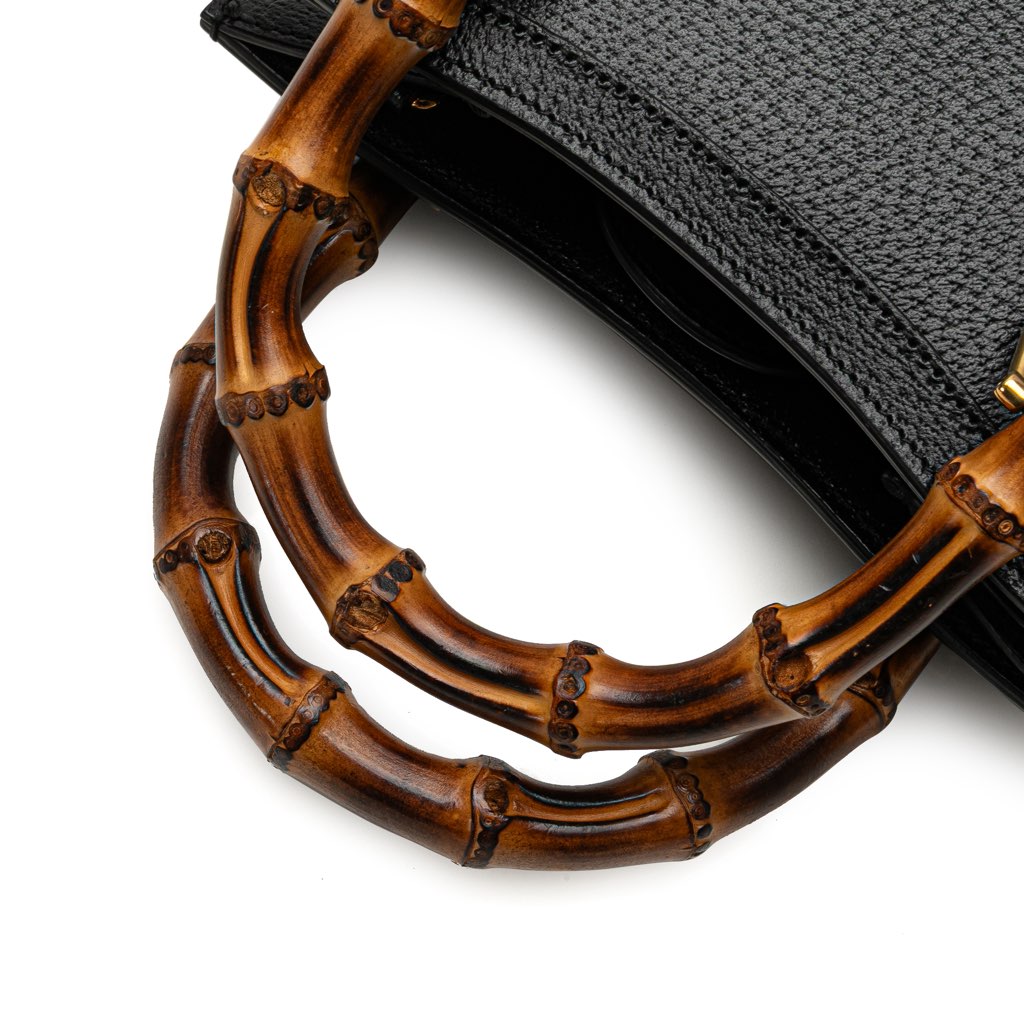 Gucci Small Calfskin Bamboo Diana Satchel - Image 13