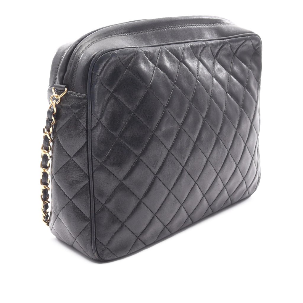 Chanel Medium CC Quilted Lambskin Tassel Camera Bag - 2