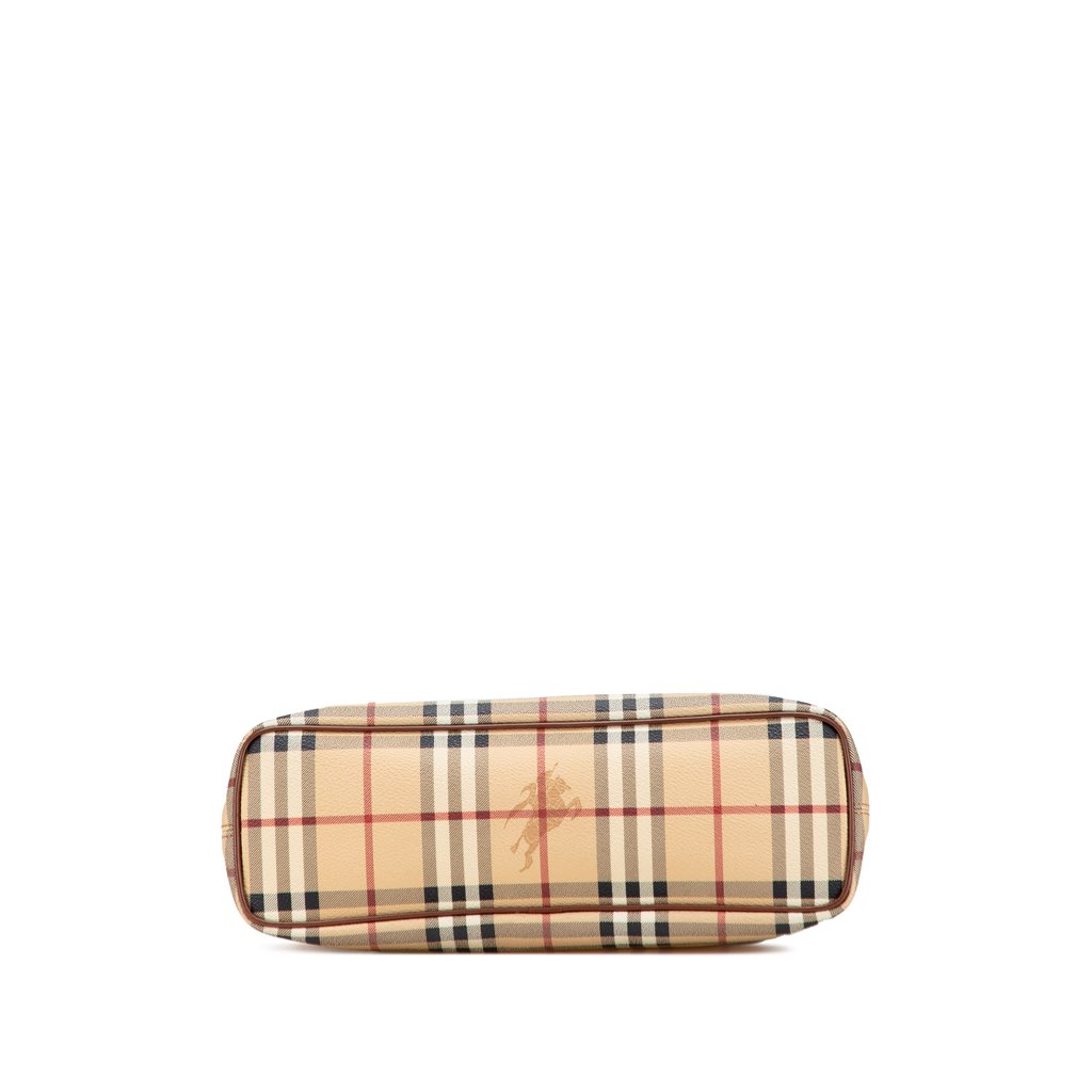Burberry Haymarket Check Coated Canvas Tote - 3