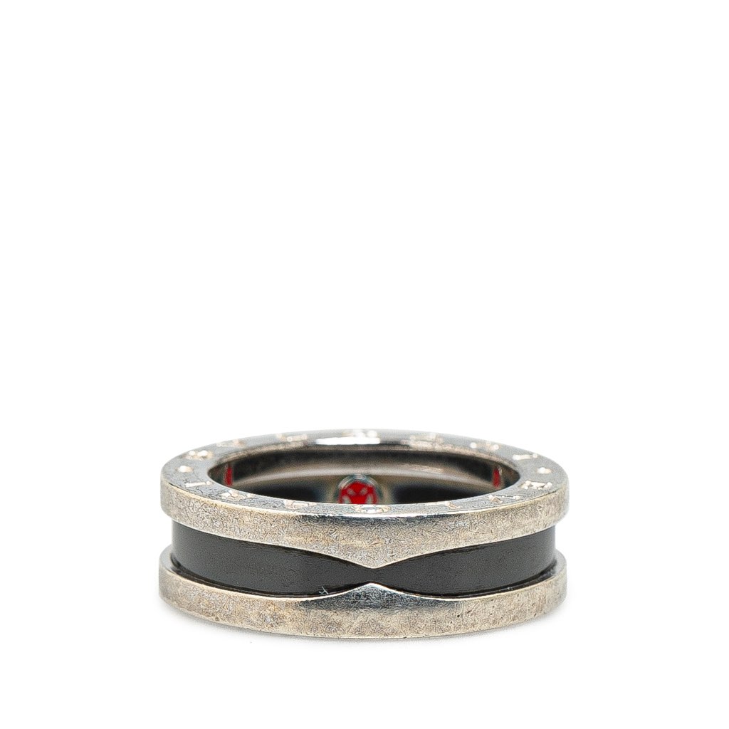 Bvlgari Sterling Silver and Ceramic Save The Children Ring