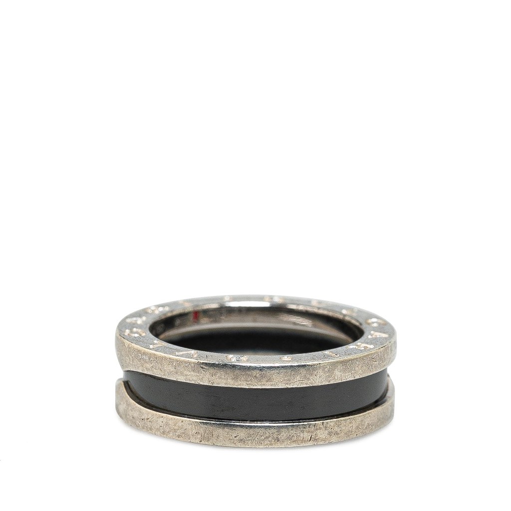 Bvlgari Sterling Silver and Ceramic Save The Children Ring - Back view