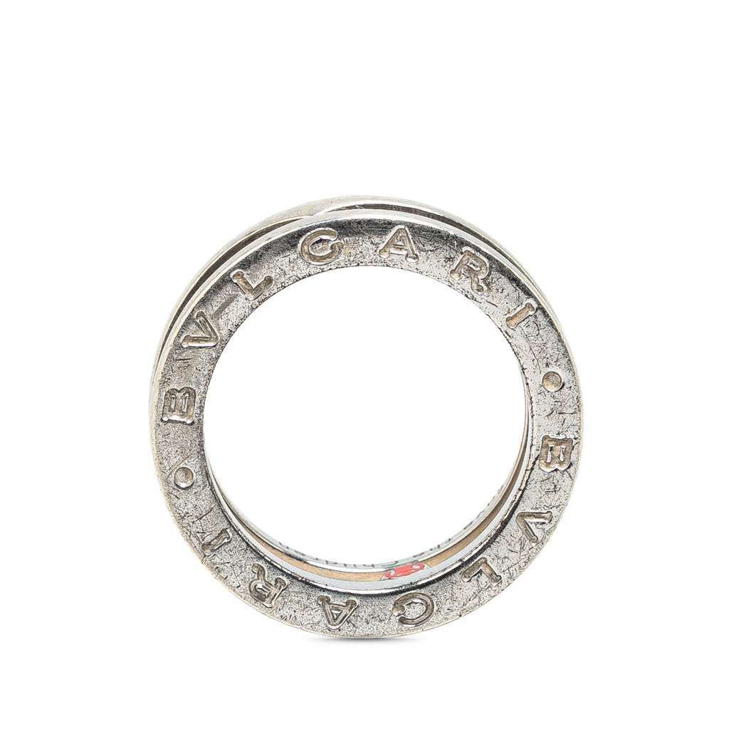 Bvlgari Sterling Silver and Ceramic Save The Children Ring - 4