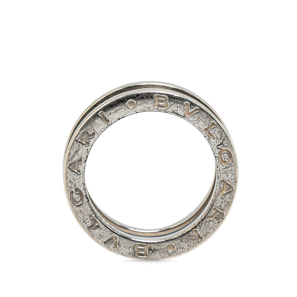 Bvlgari Sterling Silver and Ceramic Save The Children Ring - Side view